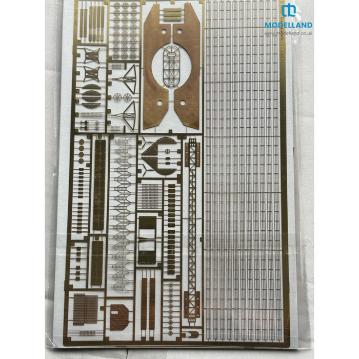 Photo of Eduard 53002 photo-etch set for Tamiya Bismarck 1/350 scale model