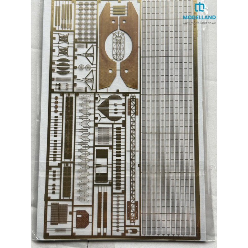 Photo of Eduard 53002 photo-etch set for Tamiya Bismarck 1/350 scale model