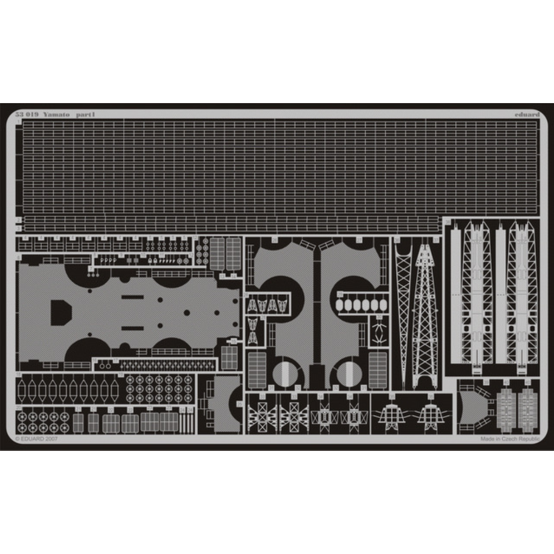 Photo of Eduard 53019 photo etched detail set for Tamiya Yamato 1/350