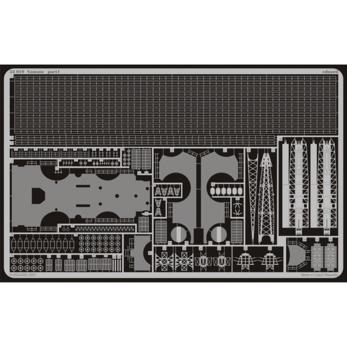 Photo of Eduard 53019 photo etched detail set for Tamiya Yamato 1/350