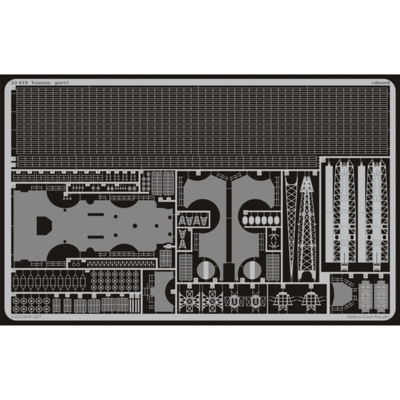 Photo of Eduard 53019 photo etched detail set for Tamiya Yamato 1/350
