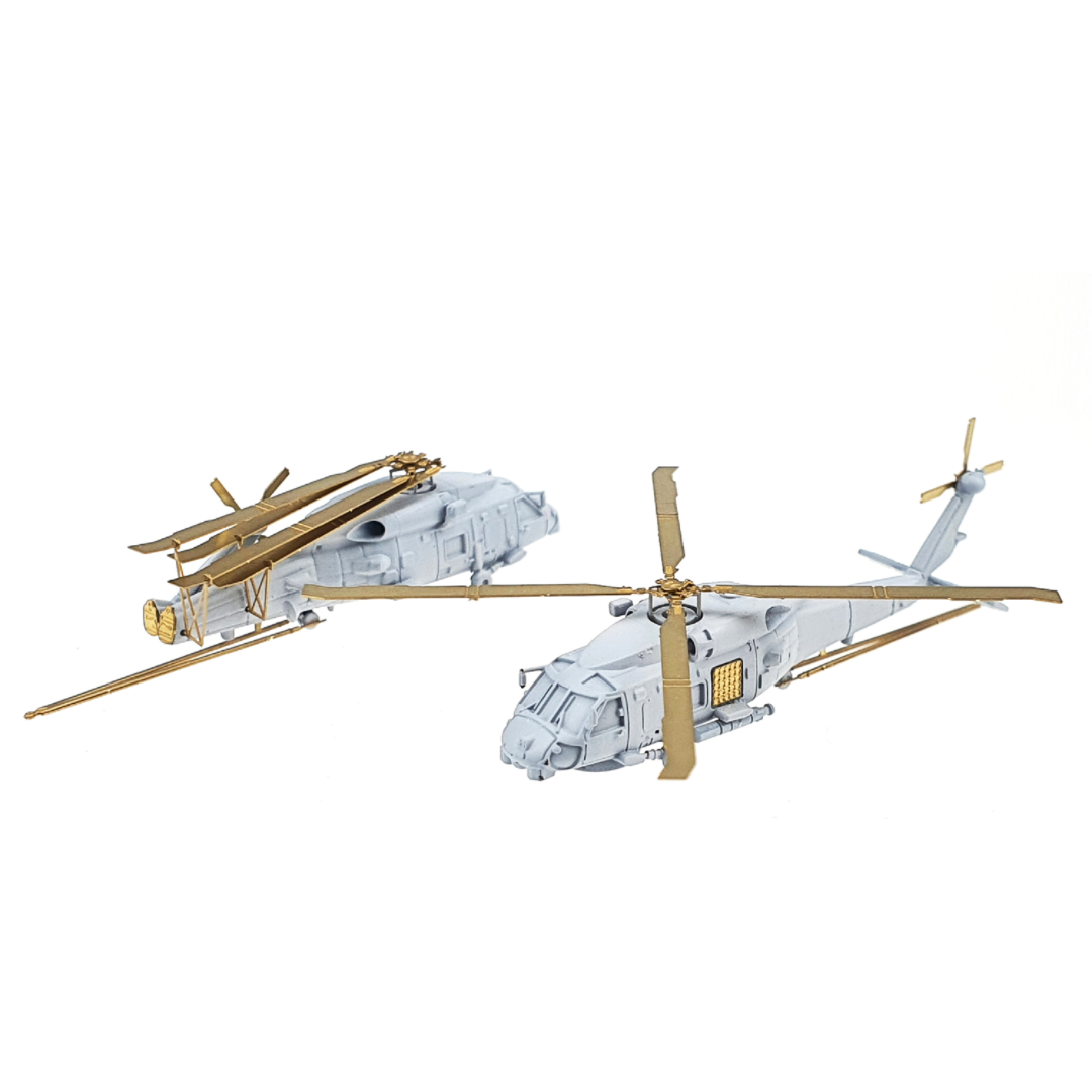 Photo of SH-60B Sea Hawk 1/350 scale resin helicopter model kit HSM-U350010S with photo etch and decals