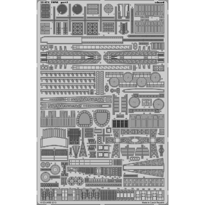 Photo of Eduard 53074 Tone armament photo-etched set for Tamiya 1/350