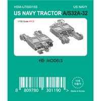 Photo of 1:700 scale US Navy A/S32A-32 tractors 3D printed resin model set by HS Model