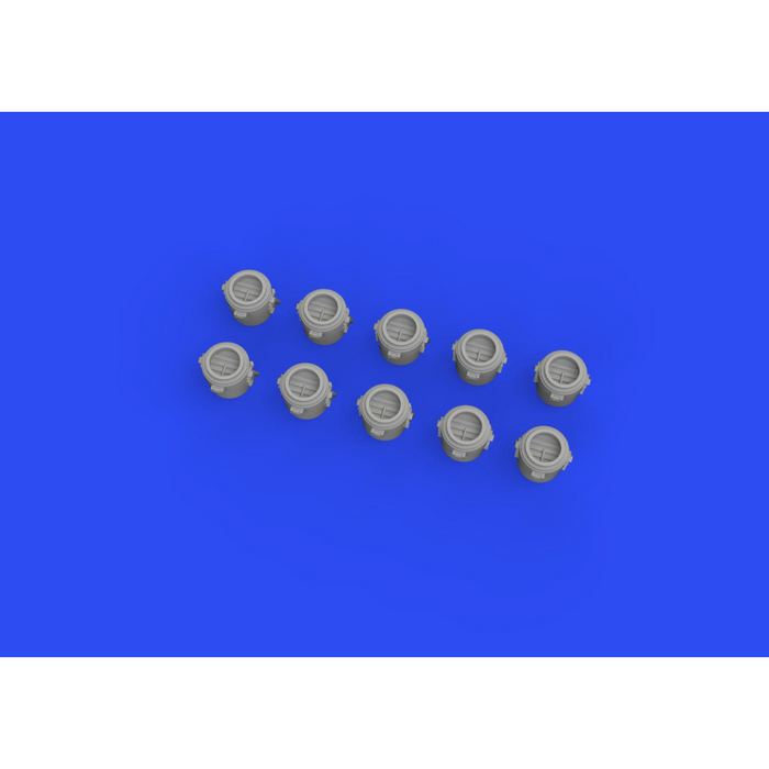 Photo of Eduard 653007 USN 12 inch searchlights 1/350 Brassin 3D printed set