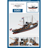 Photo of HMV Motor Tugboat Hermes 1923 Paper Model Kit 1/250 Scale – Bugsier Tug Boat by HMV