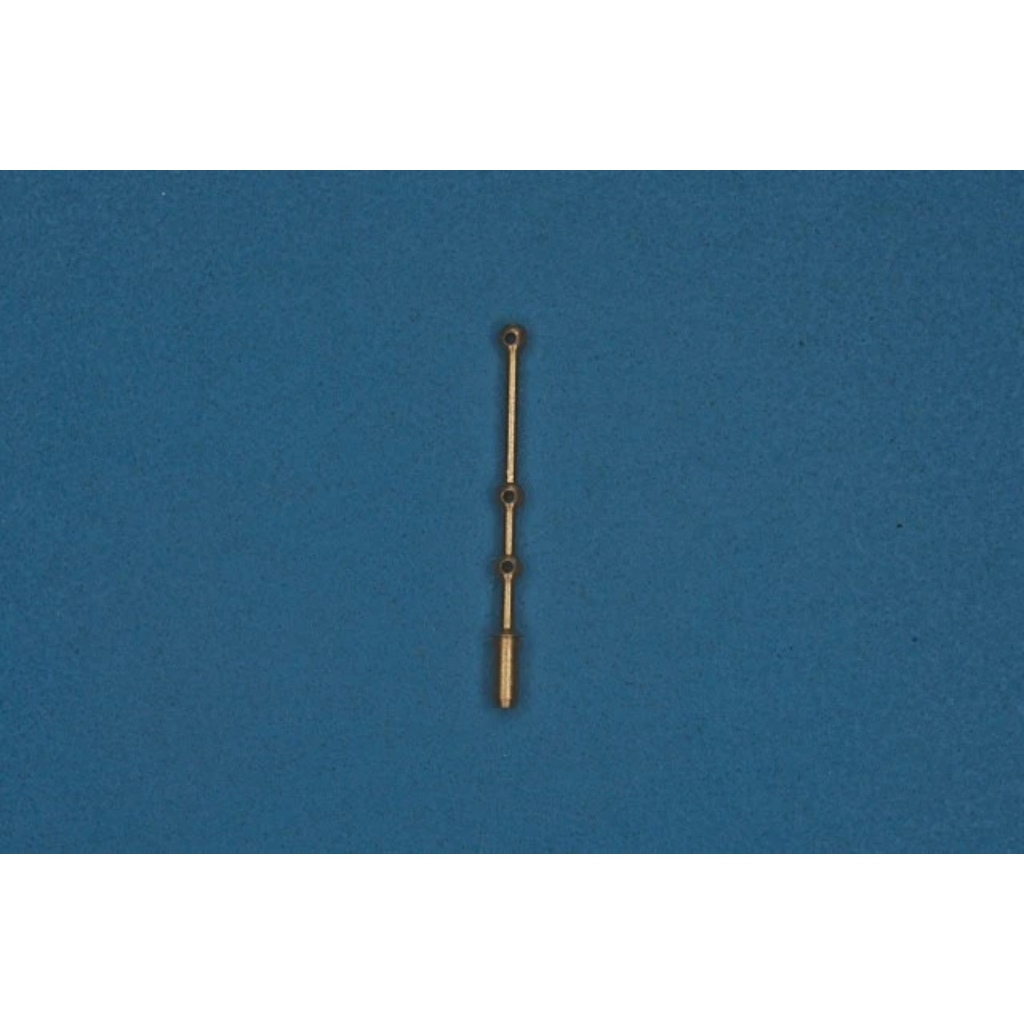 Photo of RB Model 074113B brass stanchions pack of 20, precision scale model parts for ship and miniature detailing.