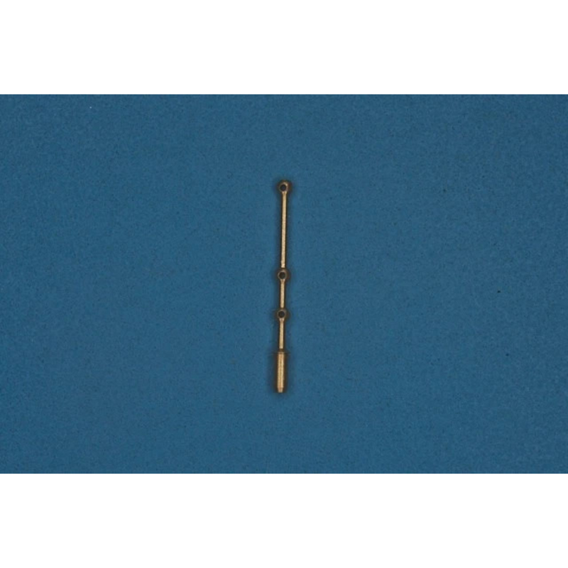 Photo of RB Model 074113B brass stanchions pack of 20, precision scale model parts for ship and miniature detailing.