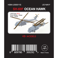 Photo of SH-60F Ocean Hawk 1/350 scale 3D printed resin model kit by HS Model with decals and photo etch