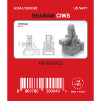 Photo of 1/350 scale SEARAM CIWS resin model set by HS Model HSM-U350004S