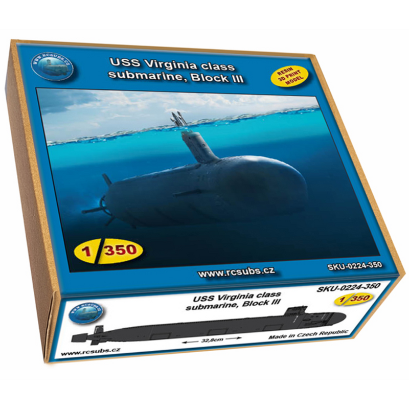 USS Virginia Class Block III 1:144 / 1:350 Scale RCSubs