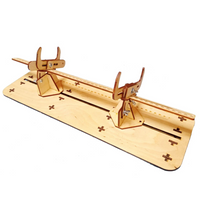 Photo of LMG BB-42 ship model jig upgrade kit with rotating keel blocks