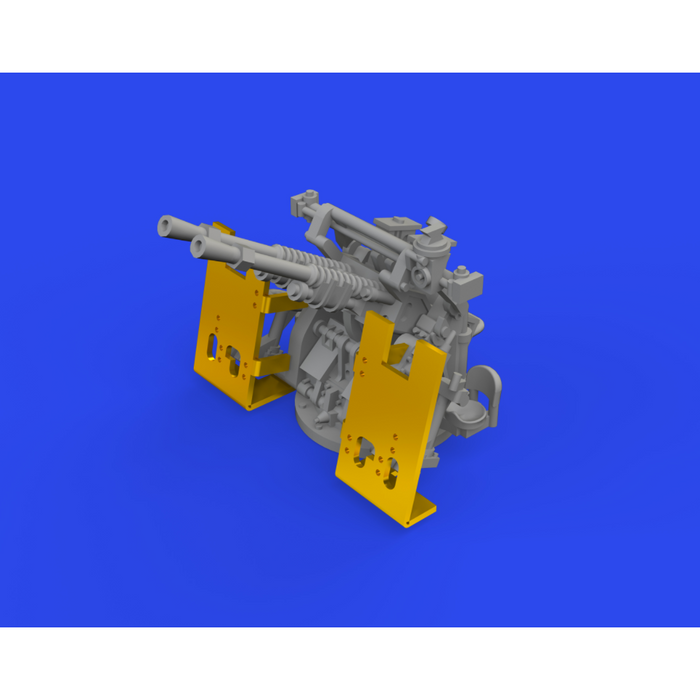 Photo of Eduard 653020 IJN Type 96 25mm AA Gun Twin Mounts 1/350 scale Brassin set