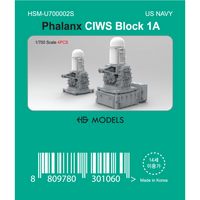 Photo of Phalanx CIWS Block 1A 1/700 scale 3D printed resin model set from HS Model HSM-U700002S