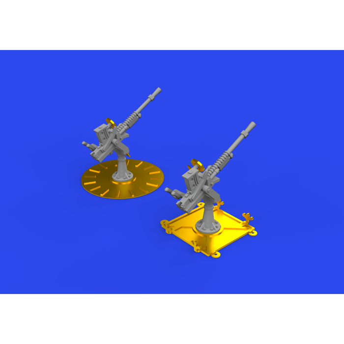 Photo of Eduard 653019 IJN Type 96 25mm single AA gun set 1/350 Brassin 3D printed parts