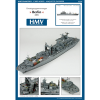 Photo of HMV Berlin Frankfurt am Main 1:250 German Navy supply vessel paper model kit