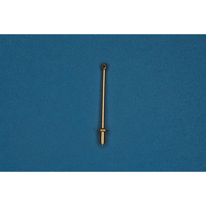 Photo of RB Model 074111 brass stanchions 1.0 mm scale model fittings pack of 20