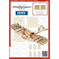 Photo of HMV M.S. Oldtimer-Models Lilienthal Schlagflügelapparat 1:50 scale card model kit by Manfred Schmidt