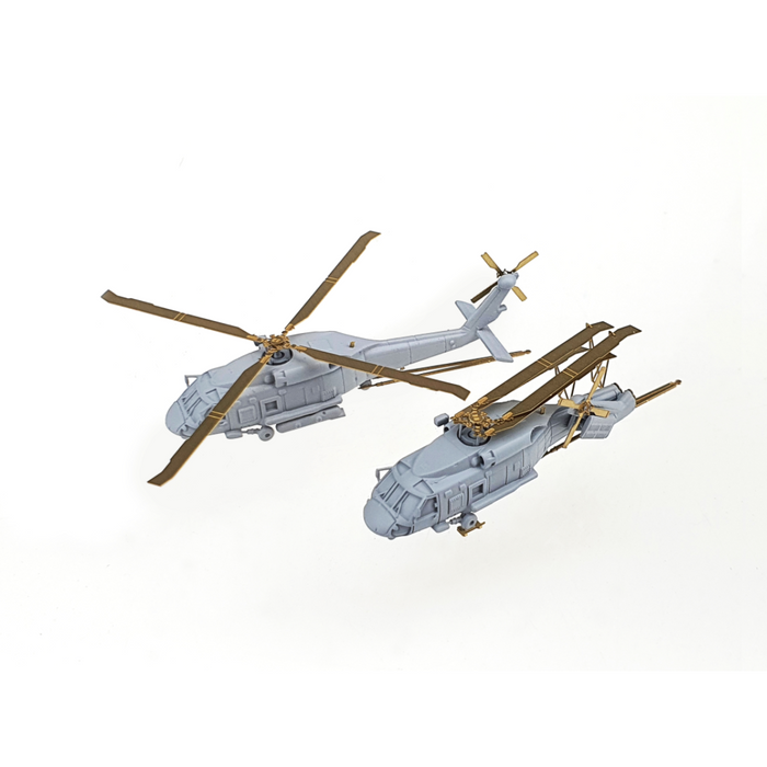 Photo of SH-60F Ocean Hawk 1/350 scale 3D printed resin model kit by HS Model with decals and photo etch
