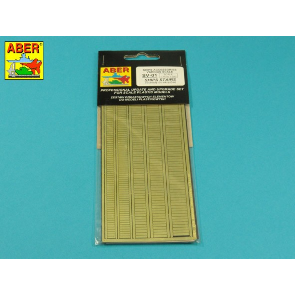 ABER (RE-SV-01) Ship Stairs – 1:75 to 1:200 Scale Model Accessory ...