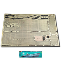 Photo of photo-etched brass center deck and detail set for USS GATO 1944 submarine 1:72 Revell 05047 by RCSubs