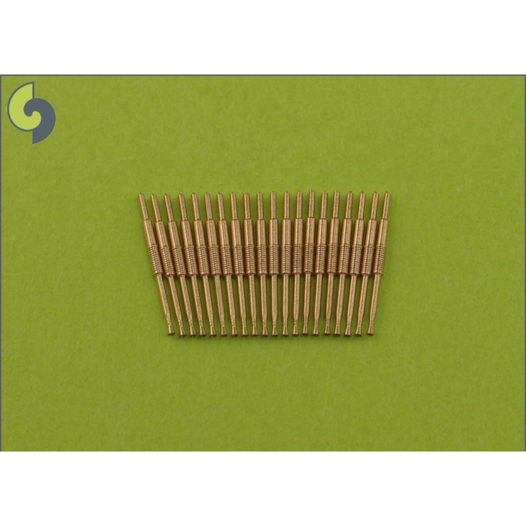 Photo of Master SM-400-003 1/400 scale Bofors 40 mm/56 brass barrels set for WWII warship models