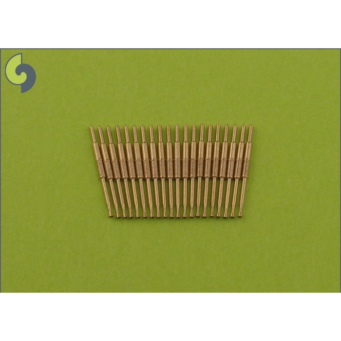 Photo of Master SM-400-003 1/400 scale Bofors 40 mm/56 brass barrels set for WWII warship models
