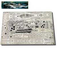 Photo of high-quality photo-etched brass detail set for 1:72 scale German U-Boat Type VIIC, compatible with Revell 05015 by RCSubs