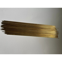 Photo of 10 brass modeling wire rods, 300mm long and 2.4mm thick, ideal for scale models and hobby crafting