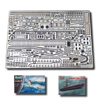 Photo of German U-Boat Type XXIII detail set 1:144 scale with photo-etched and 3D resin parts for Revell 05140 and ICM S.004