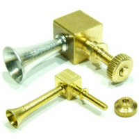 Photo of RB Model brass and aluminium ship horn for scale model ships in 11mm, 14mm, and 16mm sizes