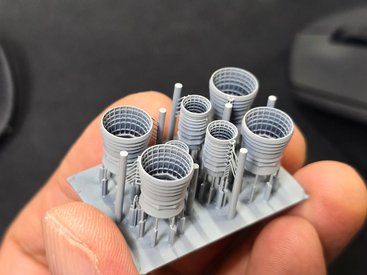 Photo of Funnel for Arleigh Burke Class Destroyer 1:350 HS Model 7 pcs detail set HSM-U350091S