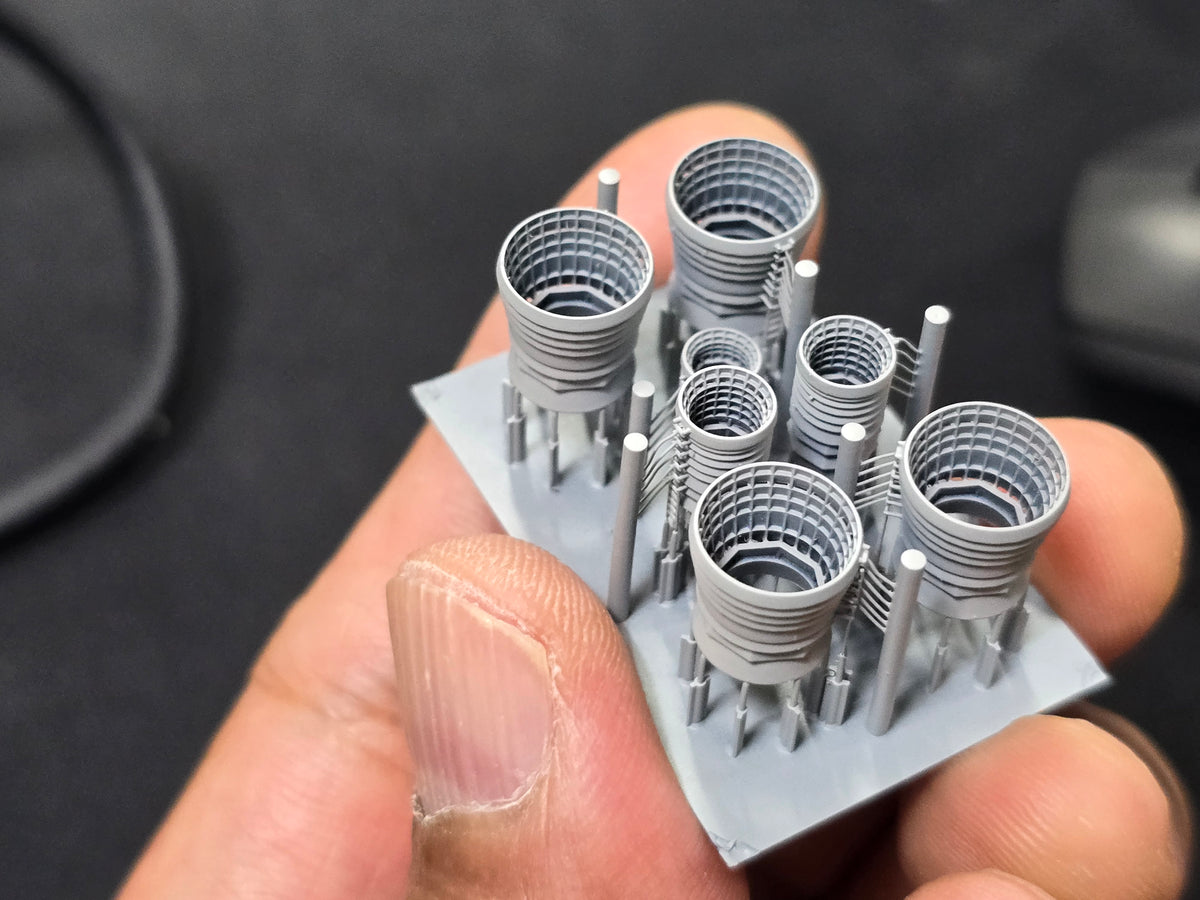 Photo of Funnel for Arleigh Burke Class Destroyer 1:350 HS Model 7 pcs detail set HSM-U350091S
