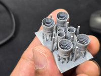 Photo of Funnel for Arleigh Burke Class Destroyer 1:350 HS Model 7 pcs detail set HSM-U350091S