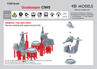 Photo of Goalkeeper CIWS 1:350 HS Model HSM-K350001S naval weapon set 2 pcs