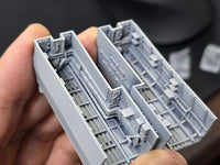 Photo of 1:350 helicopter hangar set for Arleigh Burke class destroyer HS Model HSM-U350100S