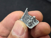 Photo of 1:350 helicopter hangar set for Arleigh Burke class destroyer HS Model HSM-U350100S