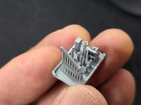 Photo of 1:350 helicopter hangar set for Arleigh Burke class destroyer HS Model HSM-U350100S