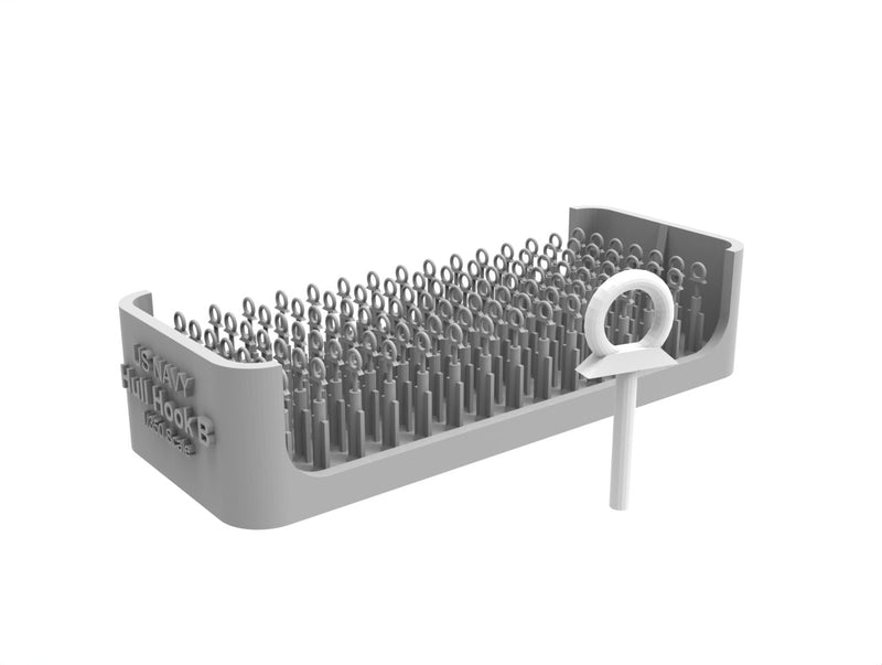 Photo of Hull Hook B Type 1/350 scale 3D printed resin model set by HS Model HSM-U350061S