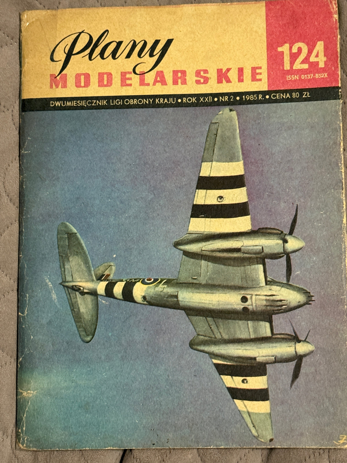 Plany Modelarskie 124 De Havilland 98 Mosquito FB Mk VI LOK