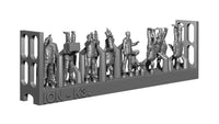 Photo of 1:144 scale WWII Kriegsmarine resin figures from ION Models, set of 36 unpainted German Navy crew for ship dioramas.