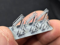 Photo of 1/350 scale ladder set for Arleigh Burke Class Destroyer Flight I and II from HS Model HSM-U350096S 3D printed in resin