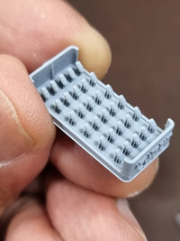 Photo of US Navy Inflatable Life Raft Mk.6 1:700 scale resin model set by HS Model, showing detailed 3D printed rafts for Late Cold War naval ships.