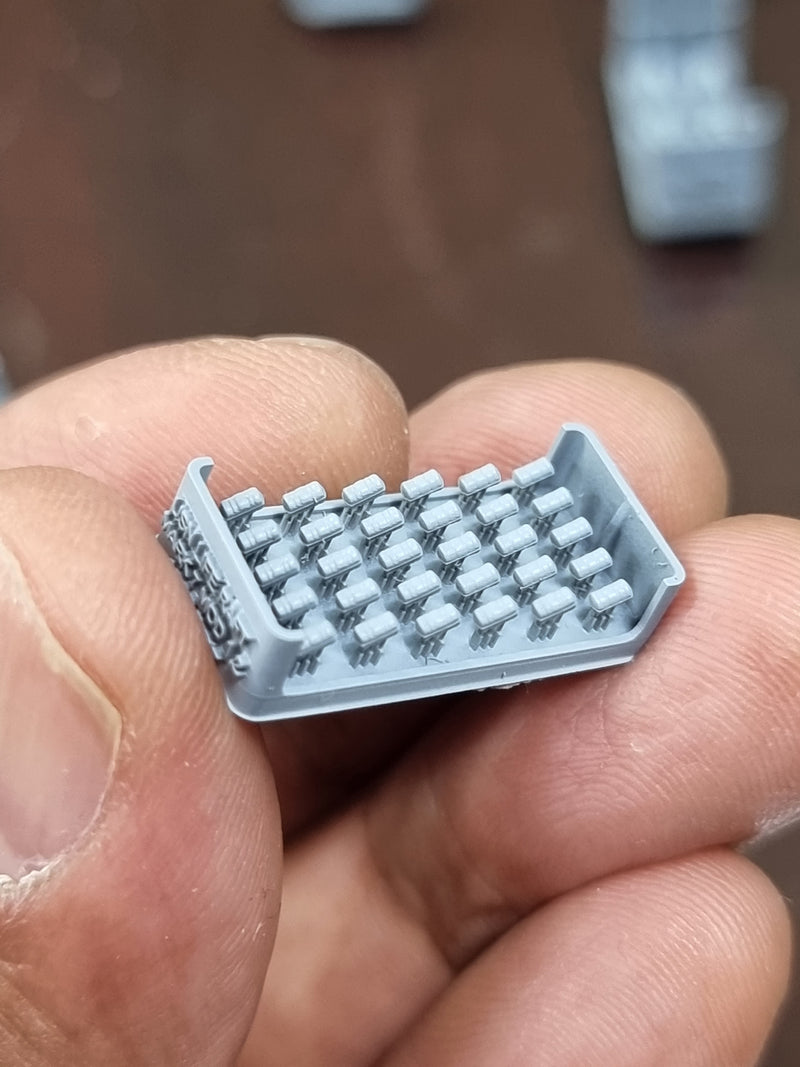 Photo of US Navy Inflatable Life Raft Mk.7 Mod.1/2 1:700 scale 3D printed resin model set by HS Model HSM-U700021S