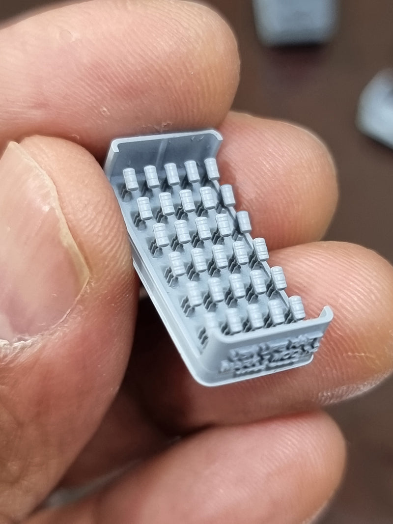 Photo of US Navy Inflatable Life Raft Mk.7 Mod.1/2 1:700 scale 3D printed resin model set by HS Model HSM-U700021S