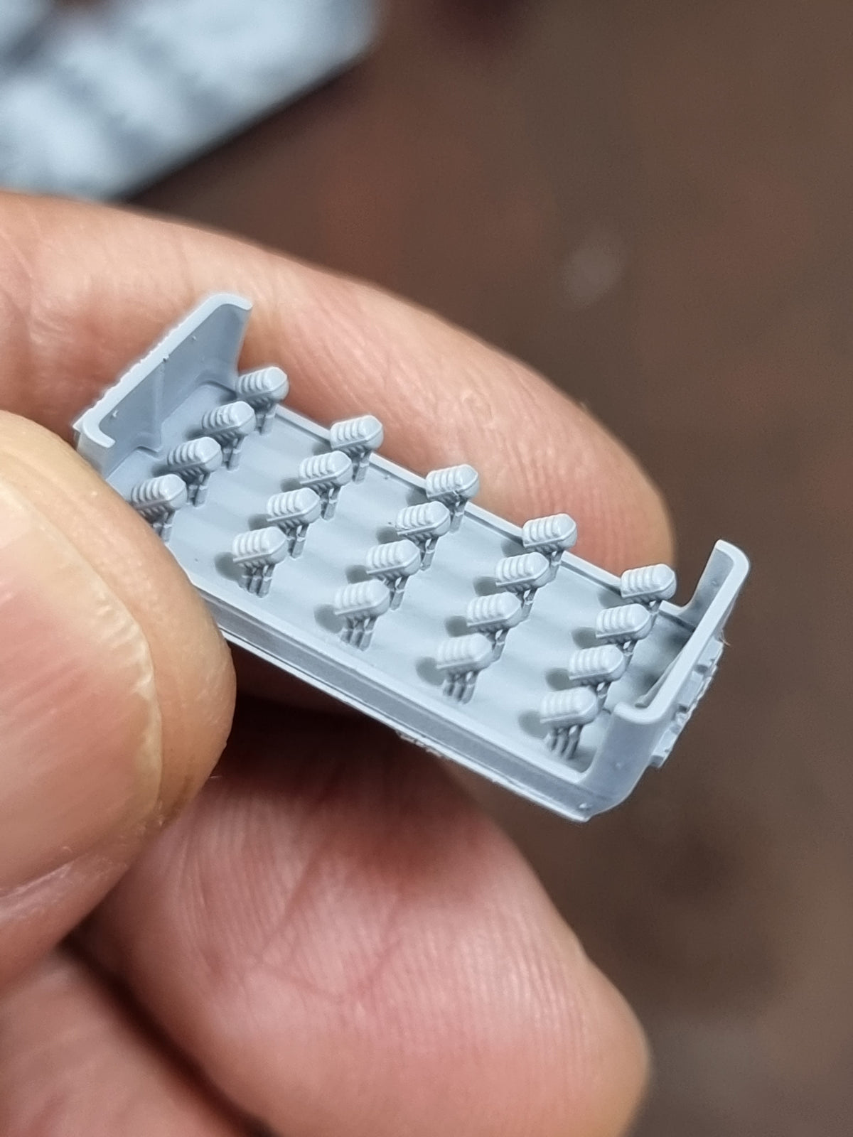 Photo of US Navy Inflatable Life Raft Mk.8 1:700 scale resin model set by HS Model for aircraft carriers and naval ships