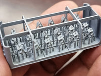 Photo of 12.7mm M2 Machine Gun with Shield 1/350 scale resin set by HS Model