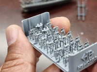 Photo of 12.7mm M2 Machine Gun with Shield 1/350 scale resin set by HS Model
