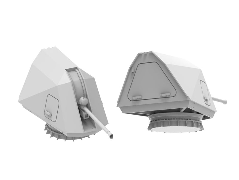 Photo of Mk.110 57mm/70cal Naval Gun 1:700 scale 3D printed resin model by HS Model