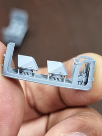 Photo of Mk.110 57mm/70cal Naval Gun 1:700 scale 3D printed resin model by HS Model